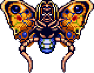 Princess of Moths giant moth form from the Beta v.0.5 of Castlevania: Bloodlines.