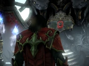 The Book of Dracul behind the Throne Room.