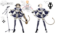 Concept art of Sepia in a Maid Event.