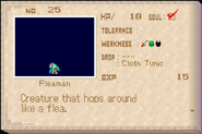 Fleaman enemy list entry from Aria of Sorrow.