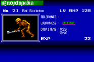 Big Skeleton enemy list entry from Harmony of Dissonance.