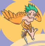 Harpy illustration from Portrait of Ruin.