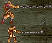 Simon Belmont - Leiht ebenfalls seine Kraft während der The Greatest Five Attacke.