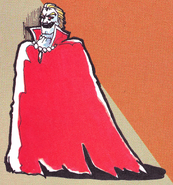 Dracula from the Akumajō Dracula Perfect strategy guide.