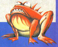 Frog (referred to as "Mad Frog") from the Nintendo Power - Castlevania III: Dracula's Curse guide