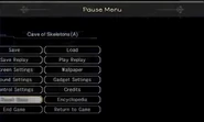 Advance collection Pause Menu Cave of Skeletons.png (165 KB) The name Cave of Skeletons in the Castlevania Advance Collection.
