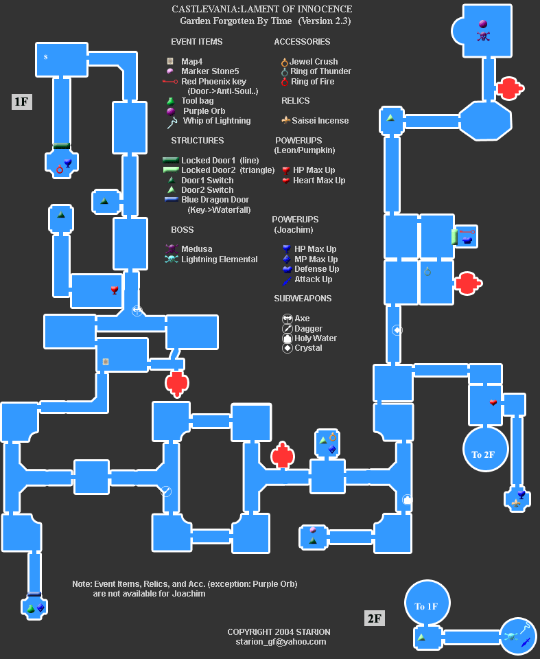 Forgotten Memories Upstairs Pizzaria Maze Map