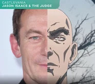 Jason Isaacs as the Judge. (Netflix announcement)