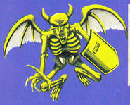 Flying Gargoyle from the Nintendo Power - Castlevania III: Dracula's Curse guide.