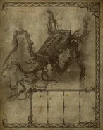 Creeping Corpse with coffin Travel Book artwork.