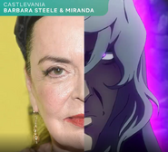 Barbara Steele as Miranda. (Netflix announcement)