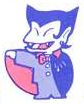 Vampire (possibly Dracula) from Wai Wai World 2.