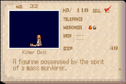 Killer Doll enemy list entry from Aria of Sorrow.