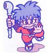 Goemon in Wai Wai World 2 (stars with Simon Belmont)