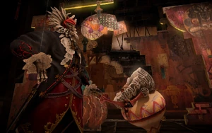 Walter appears as a puppet in .