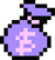 Blue Money Bag Icon