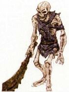 Skeleton's concept artwork from the BradyGames Curse of Darkness Official Strategy Guide.