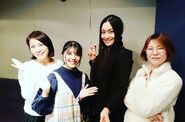 The Council of Sisters' Japanese voice actresses. From left to right: Yukari Oribe (Morana), Ayaka Kurogi (Lenore), Hiroko Kiso (Striga) and Mie Sonozaki (Carmilla).