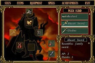 Equipment Menu