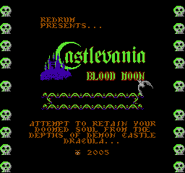 Castlevania: Blood Moon - Major overhaul of the original Castlevania game.
