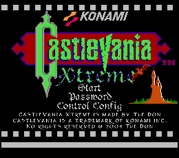 Castlevania Xtreme Title