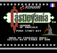 Castlevania: Horror of Dracula - A rework of the European version of Castlevania I.