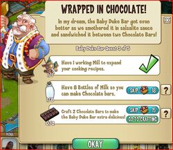 Wrapped in Chocolate quest