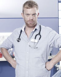 Dylan in series 26 of Casualty.