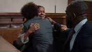 Jacob, Elle and Blake, relieved after Blake received a light sentence