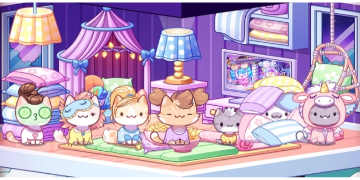 Sleepover Cat Game The Cat Collector! Wiki Fandom
