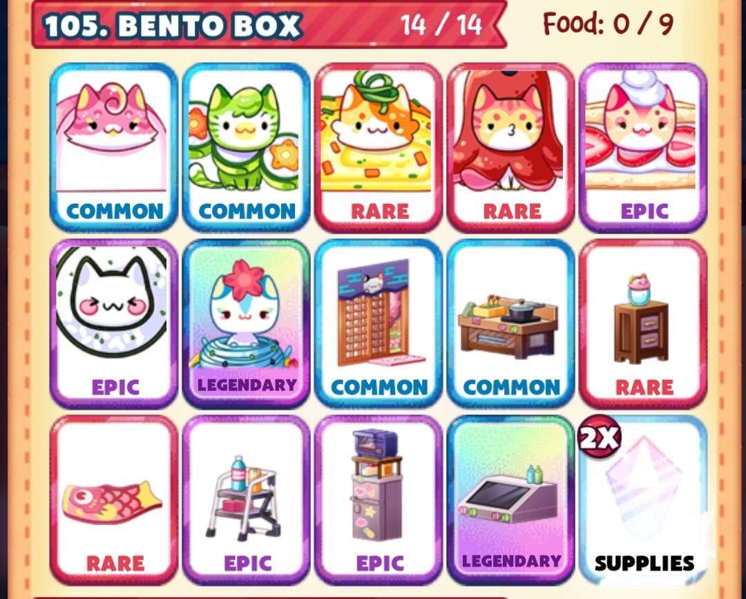Buy the Bento Box Package!! #Catgame #Cats #Bestgame #Kittys #Valerie
