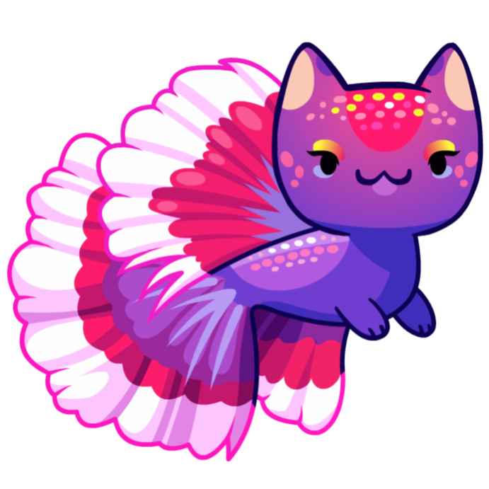 Betta fish and cats hotsell