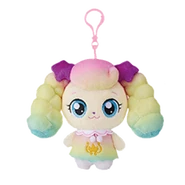 Fluffyping plush keychain