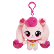 Heartsping plush keychain