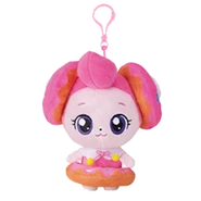 Donutping plush keychain