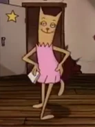 Tallulah Headbank in "All About Cat"