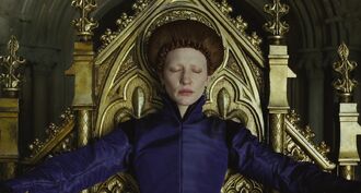 Elizabeth I realizaes that the plotters forced her to decapited Mary, Queen of Scots, so the spanish King Phillip II can have a real reason to invade England.