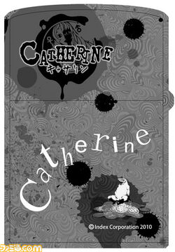 Catherine Katherine RARE Cardboard Glossy Promo Ad Atlus