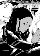 Catherine as she appears to Orlando at a female wrestling tournament.