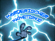 Mörderischer Magnetismus Title Card