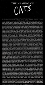 Complete London cast - from closing day souvenir brochure