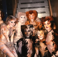 Group Backstage Broadway 1985