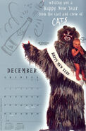 Old Deuteronomy Jimmy Lockett Bway Calendar December