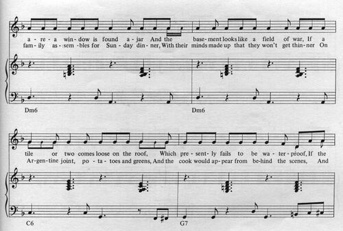 Mungojerrie and Rumpelteazer original London score excerpt