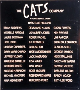 Cast Board Bway 1993