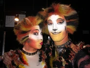 Anouk Maas as Rumpleteazer & Mark van Beelen as Mungojerrie
