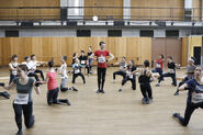 Rehearsals, 2018 (centre)