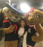 Ahren Victory with Mascots