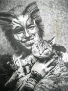 Tori Brenno and cat