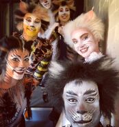 Mistoffelees at the Gillian Lynne Theatre opening in 2018